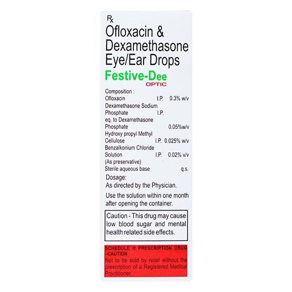 FESTIVE DEE OPTIC Eye/Ear Drops 10ml