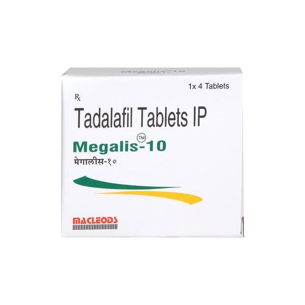 Megalis 10mg Tablet 4'S