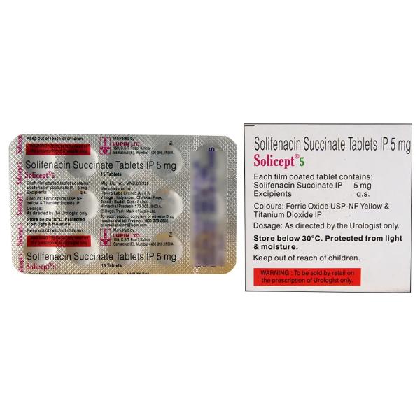Solicept 5mg Tablet 15'S
