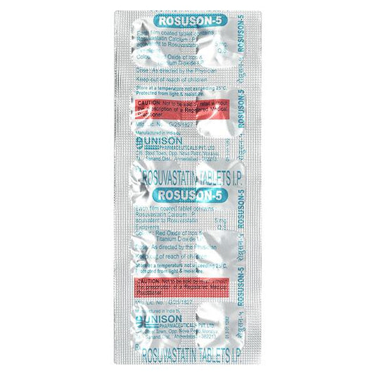 Rosuson 5mg Tablet 10'S