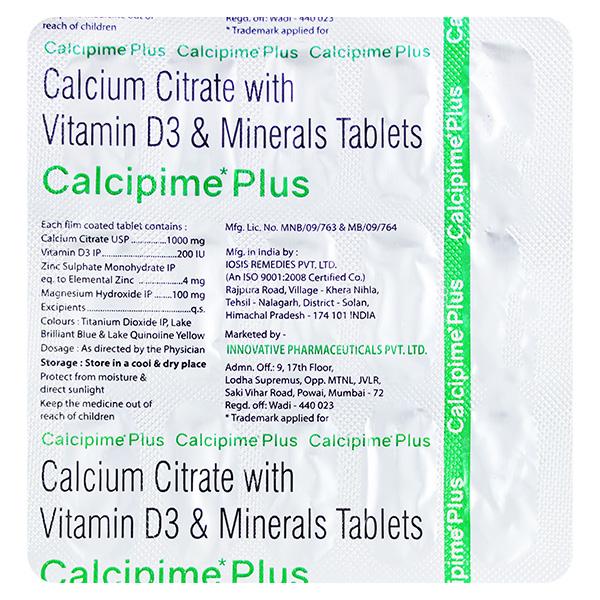 CALCIPIME PLUS Tablet 15's