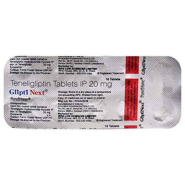 GLIPTI NEXT Tablet 10's