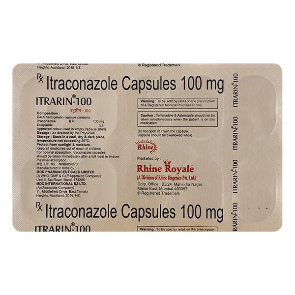 ITRARIN 100mg Capsule 10's