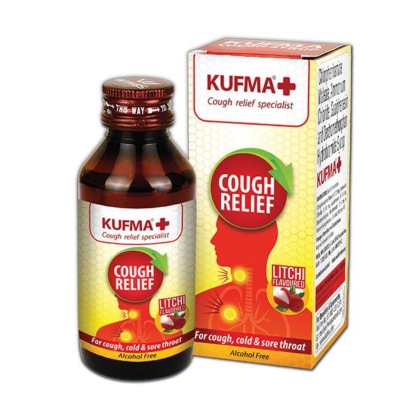 KUFMA + COUGH RELIEF LITCHI FLAVOURED Syrup 100ml