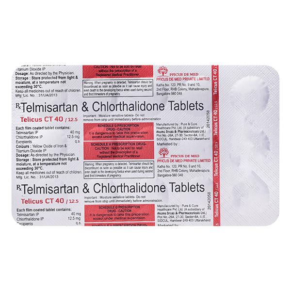 TELICUS CT 40mg Tablet 15's