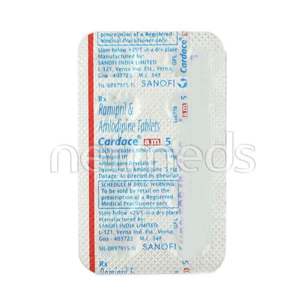 Cardace AM 5 Tablet 10'S