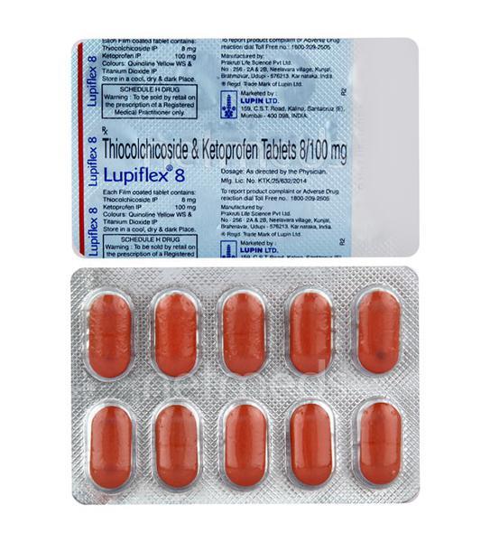 Lupiflex 8mg Tablet 10'S