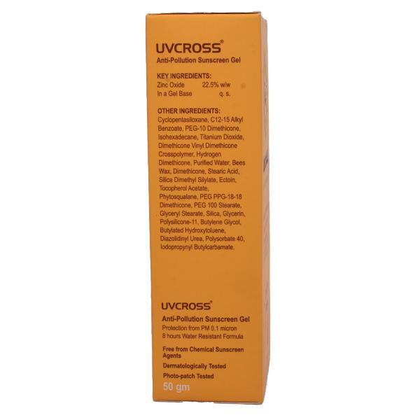 UVCROSS SPF 50+ PA++++ Sunscreen Gel 50gm