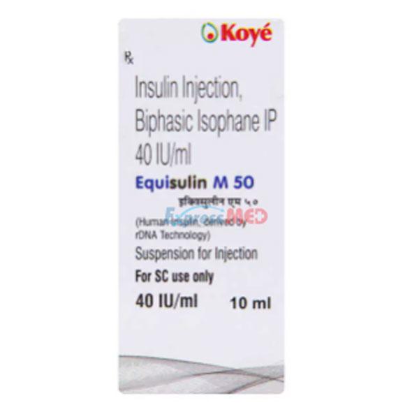 Equisulin M 50/40IU Injection 10ml