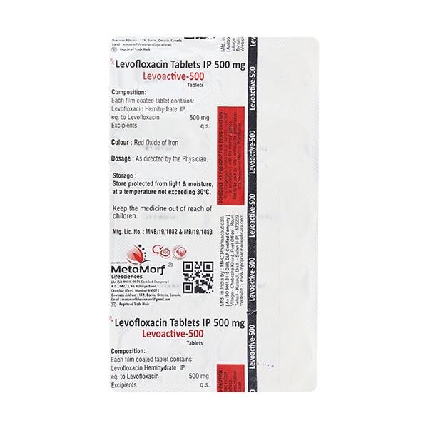 LEVOACTIVE 500 Tablet 10's