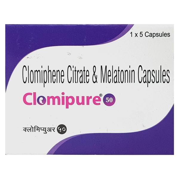 Clomipure 50mg Capsule 5'S