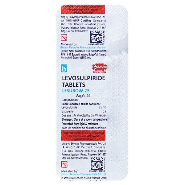 LESUBOW 25 Tablet 10's