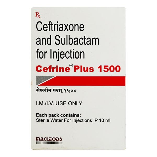 Cefrine Plus 1.5gm Injection 1's