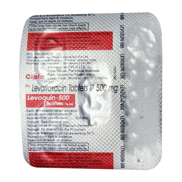 Levoquin 500mg Tablet 5'S