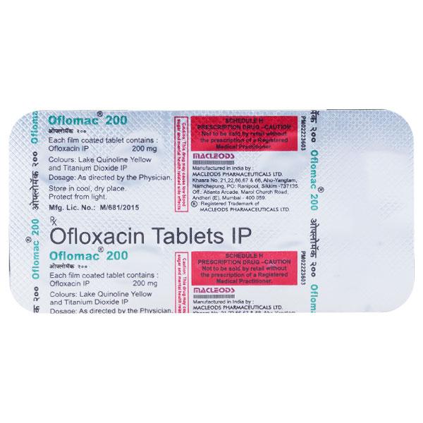 Oflomac 200mg Tablet 10'S
