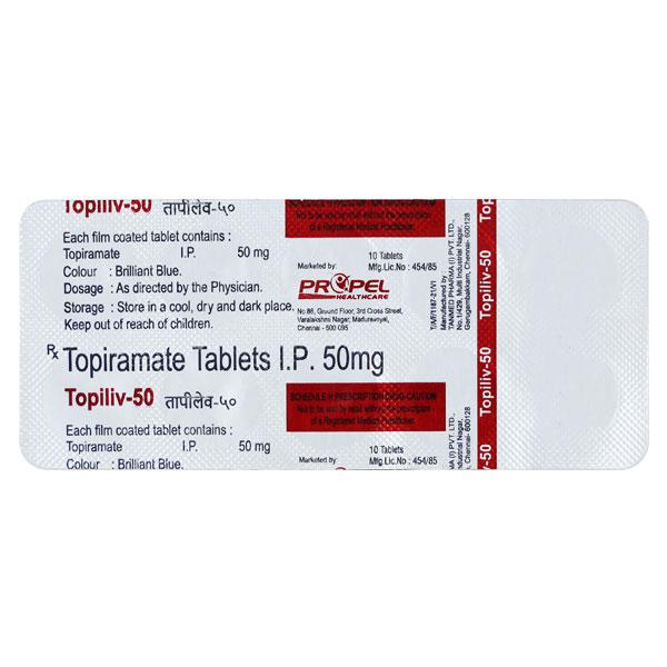 TOPILIV 50 Tablet 10's