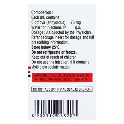 CIDNAVIR Injection 5ml