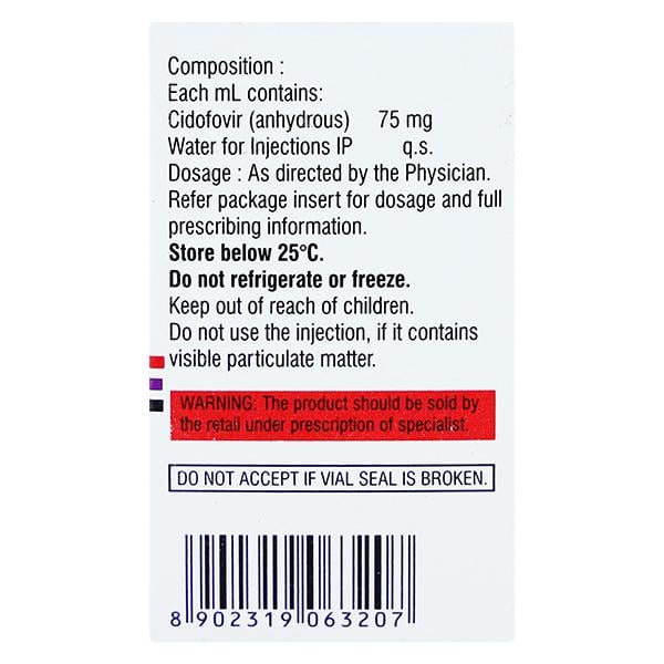 CIDNAVIR Injection 5ml