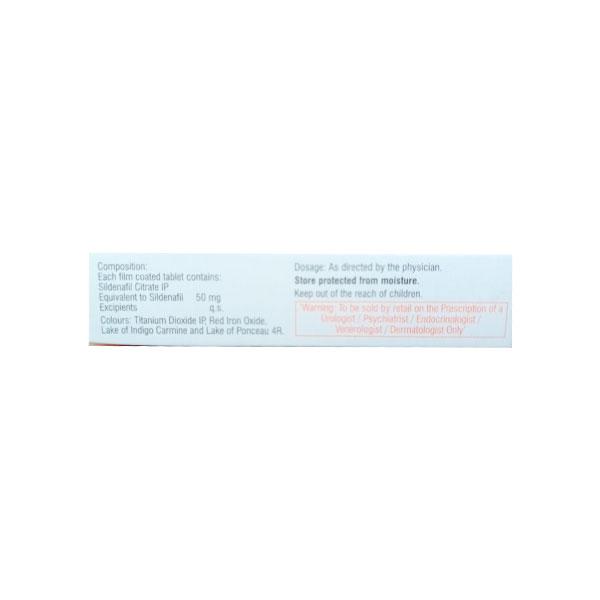 Vigore 50 RED Tablet 4'S