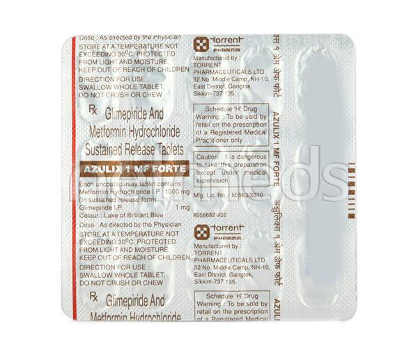 Azulix MF Forte 1mg Tablet 15'S