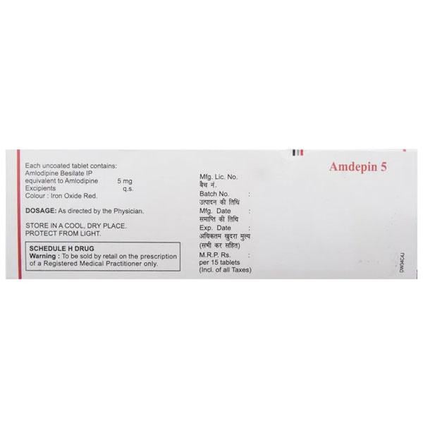 AMDEPIN 5 Tablet 10's