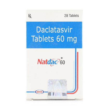 Natdac 60mg Tablet 28'S