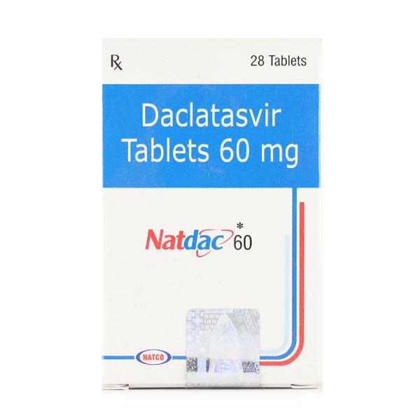 Natdac 60mg Tablet 28'S
