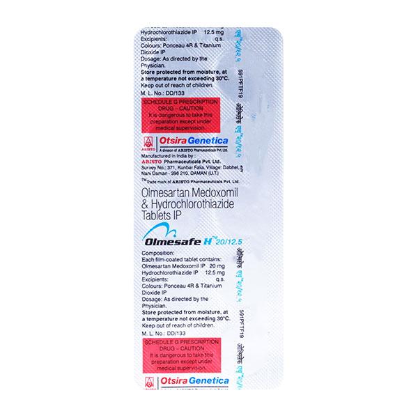 Olmesafe H 20/12.5mg Tablet 10'S