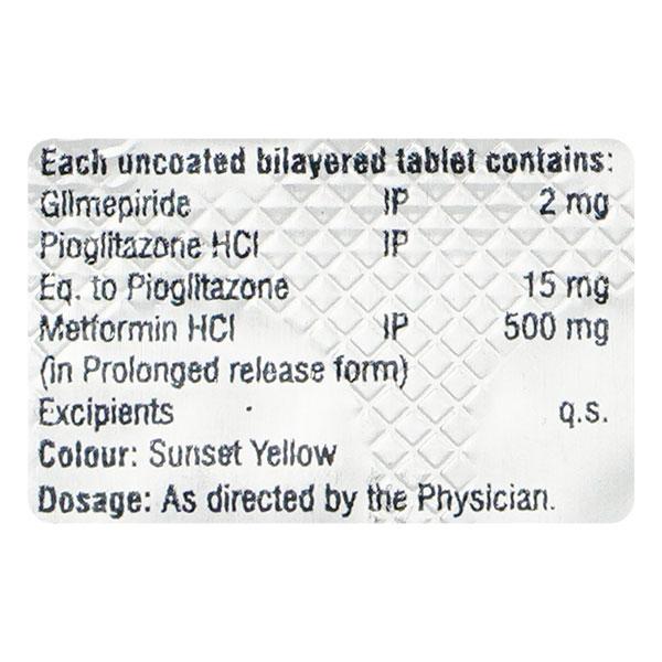 GLIMFIRST MP2 Tablet 15's