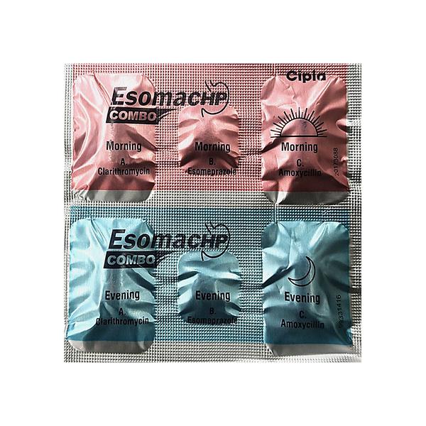 ESOMAC HP COMBO Kit Tablet 6's