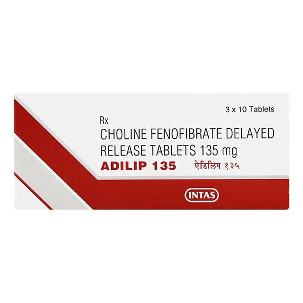 Adilip 135mg Tablet 10'S