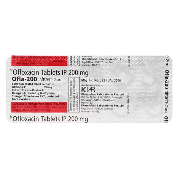 Ofla 200mg Tablet 10'S