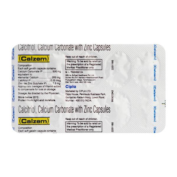 Calzem Capsule 10'S