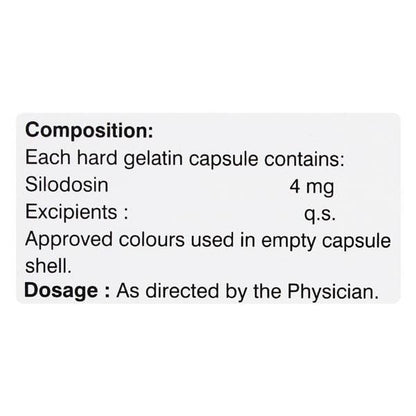 Prostagard 4mg Capsule 10'S