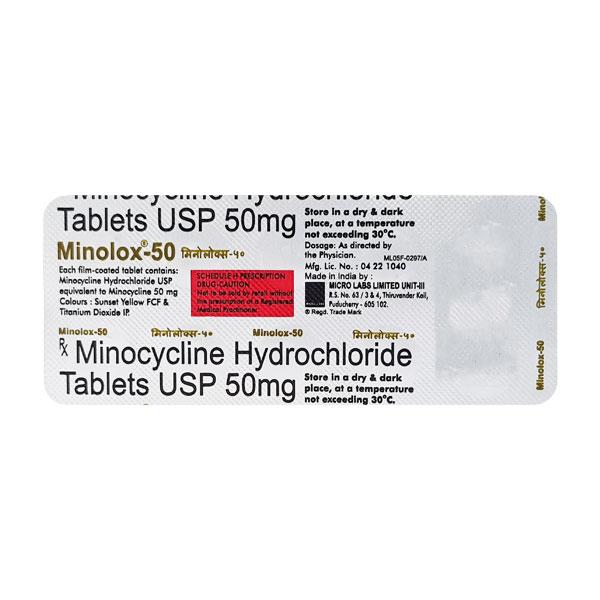 Minolox 50mg Tablet 10'S