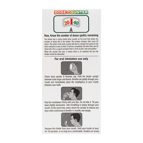 GLYNIUM VT WITH DOSE COUNTER Inhaler 120md