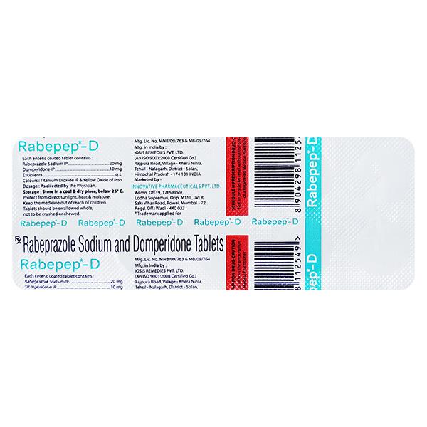 RABEPEP D Tablet 10's