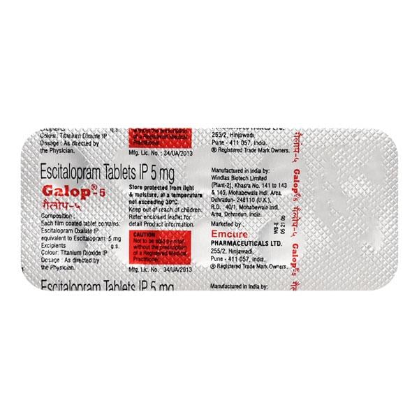 Galop 5mg Tablet 10'S