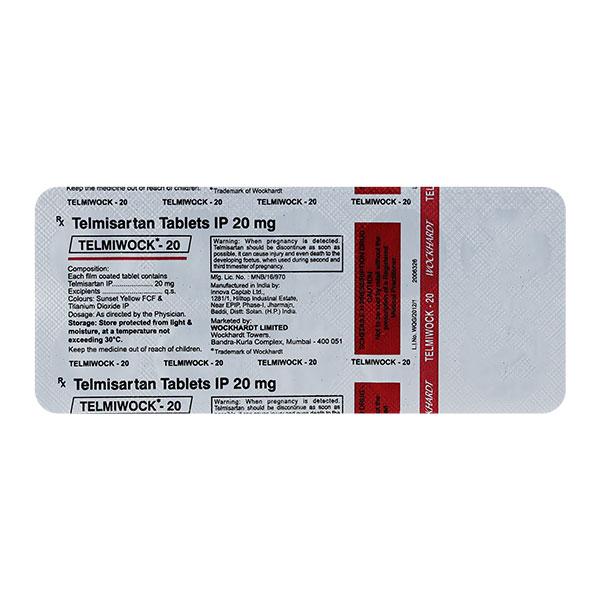 TELMIWOCK 20 Tablet 10's