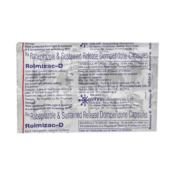 Rolmizac D Capsule 10'S