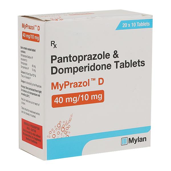 MYPRAZOL D 10/40mg Tablet 10's