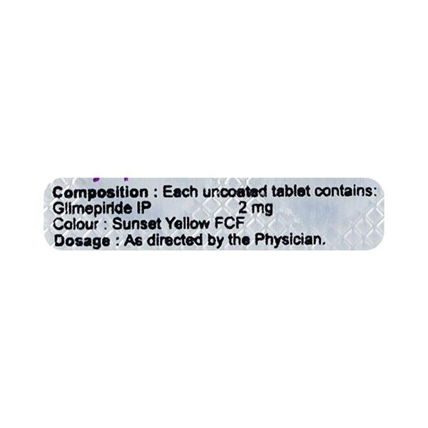 AJAPRIDE 2mg Tablet 10's
