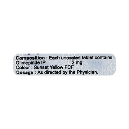 AJAPRIDE 2mg Tablet 10's