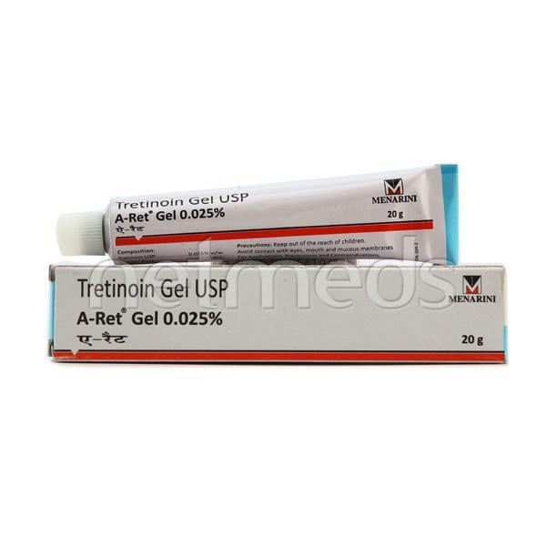 A Ret 0.025% Gel 20gm
