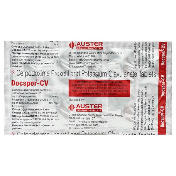 DOCSPOR CV Tablet 10's