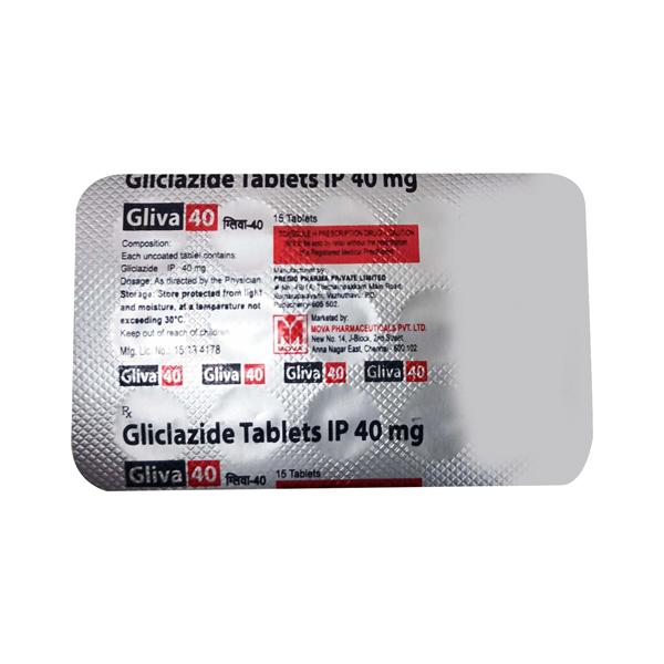 GLIVA 40 Tablet 15's