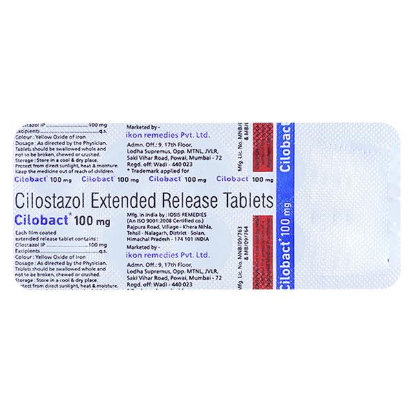 CILOBACT 100mg Tablet 10's