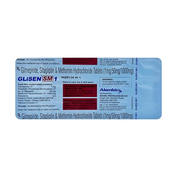 GLISEN SM 1 Tablet 15's