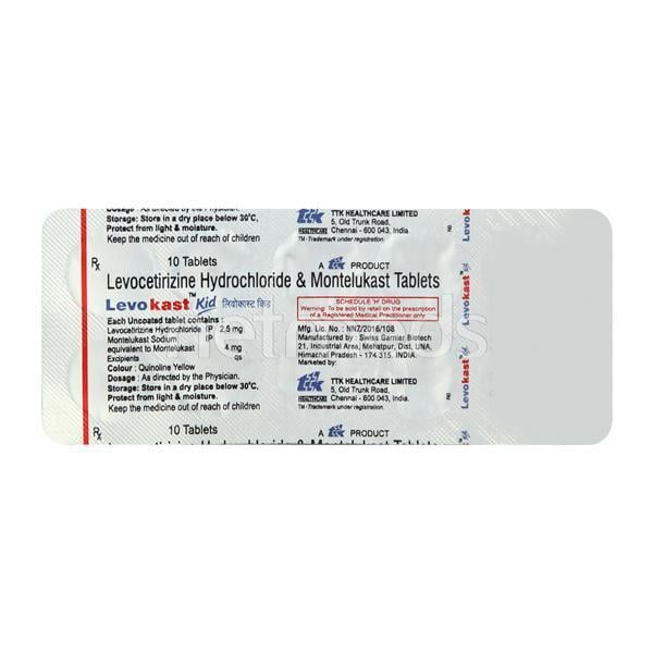 Levokast Kid Tablet 10'S