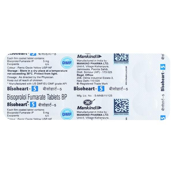 Bisoheart 5mg Tablet 10'S